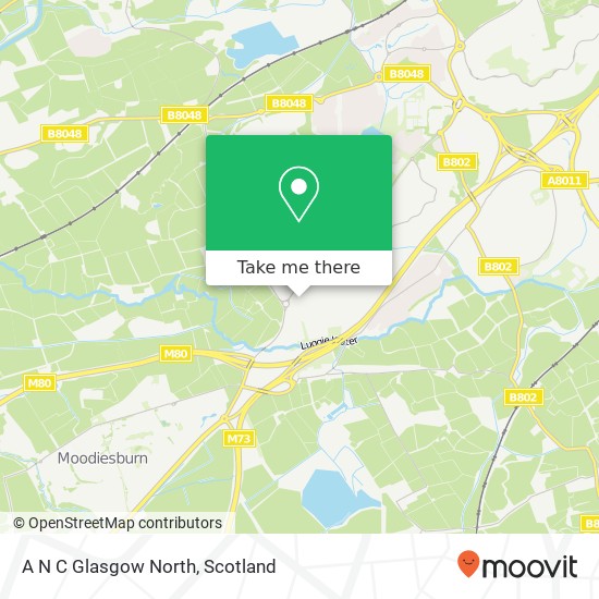A N C Glasgow North map