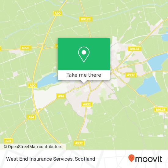 West End Insurance Services map