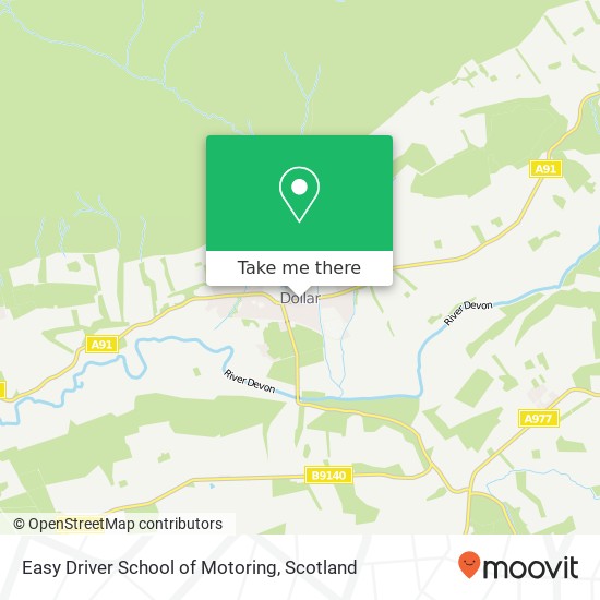 Easy Driver School of Motoring map