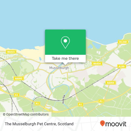 The Musselburgh Pet Centre map