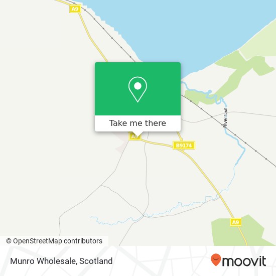 Munro Wholesale map