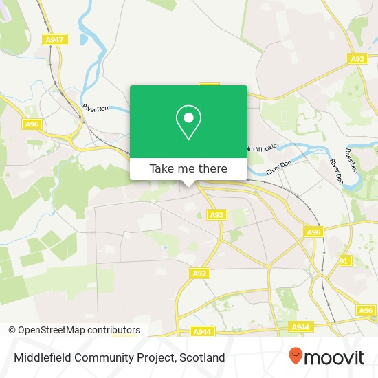 Middlefield Community Project map