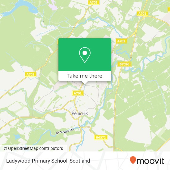 Ladywood Primary School map