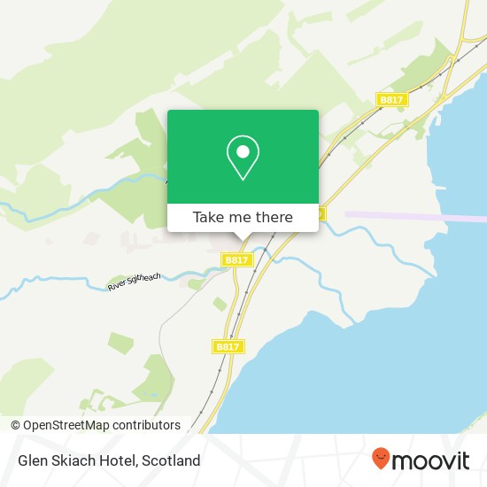 Glen Skiach Hotel map