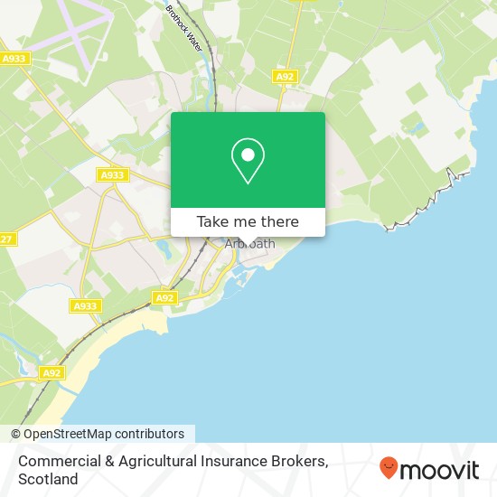 Commercial & Agricultural Insurance Brokers map