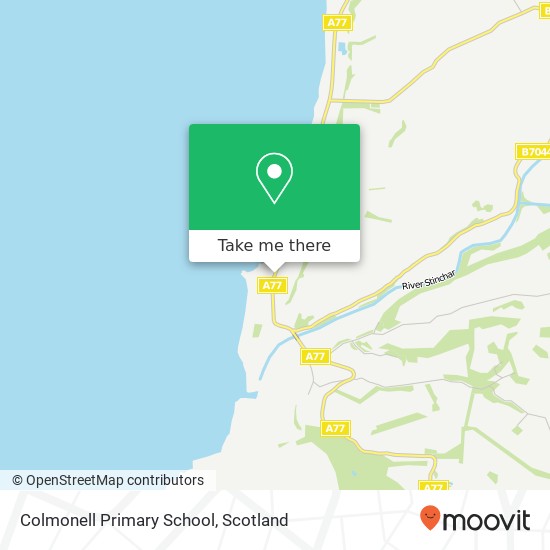Colmonell Primary School map
