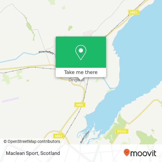 Maclean Sport map