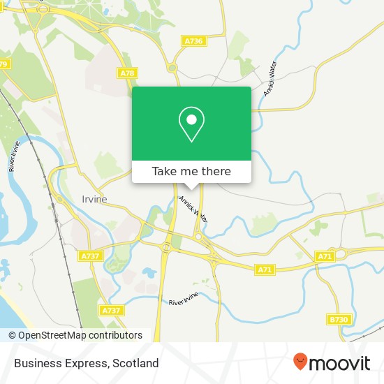 Business Express map