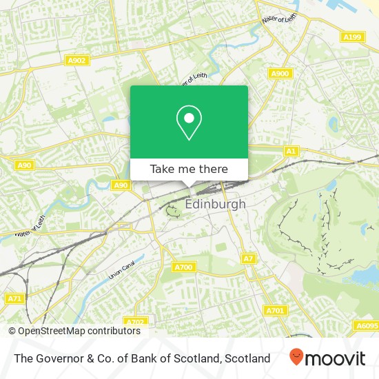 The Governor & Co. of Bank of Scotland map