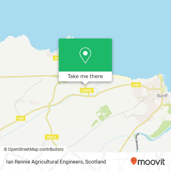 Ian Rennie Agricultural Engineers map