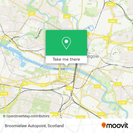 Broomielaw Autopoint map