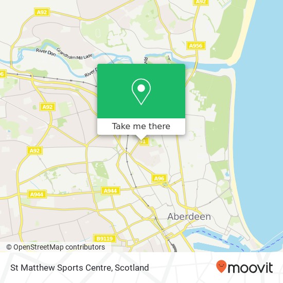 St Matthew Sports Centre map