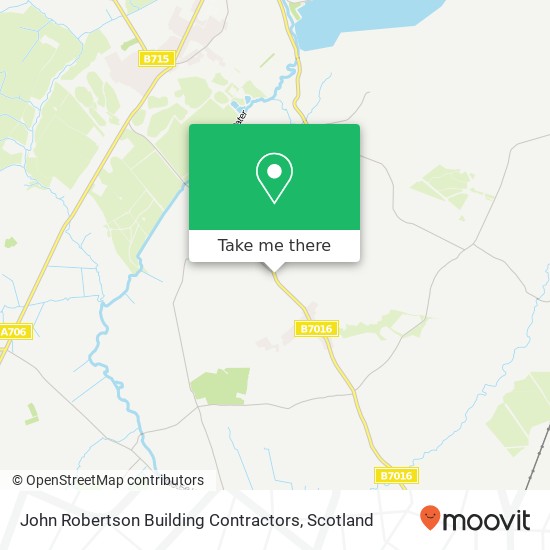 John Robertson Building Contractors map