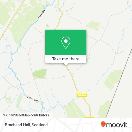 Braehead Hall map