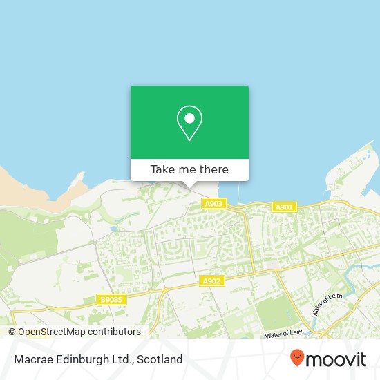 Macrae Edinburgh Ltd. map