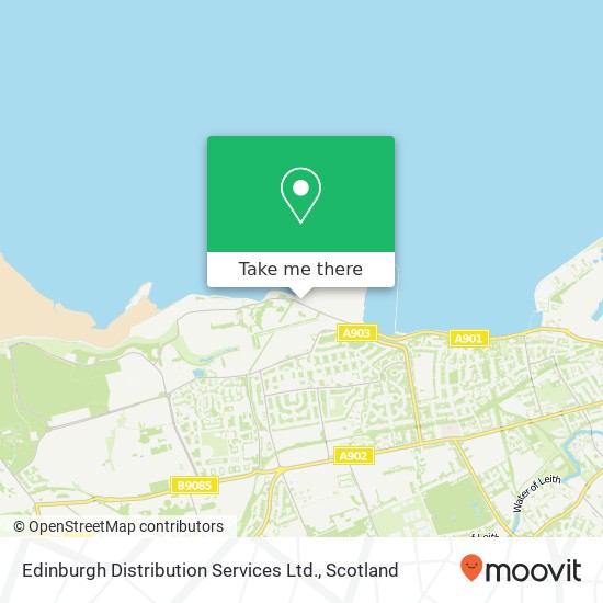 Edinburgh Distribution Services Ltd. map
