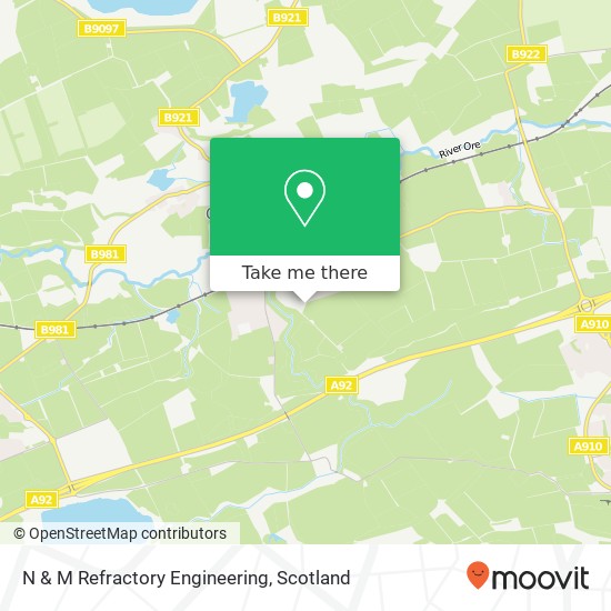 N & M Refractory Engineering map