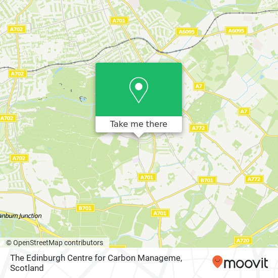 The Edinburgh Centre for Carbon Manageme map