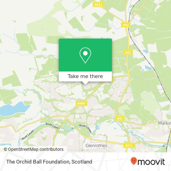 The Orchid Ball Foundation map