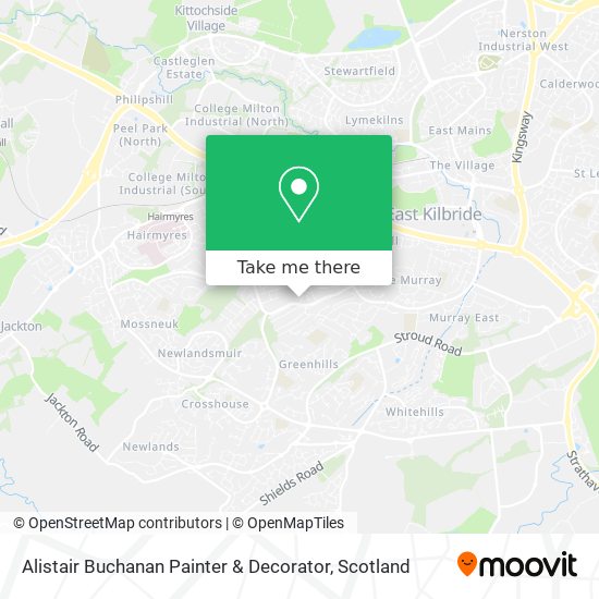 Alistair Buchanan Painter & Decorator map