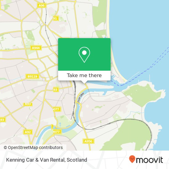 Kenning Car & Van Rental map