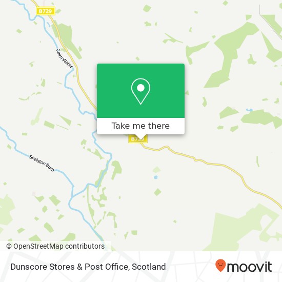 Dunscore Stores & Post Office map