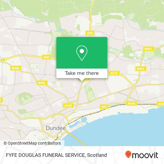 FYFE DOUGLAS FUNERAL SERVICE map