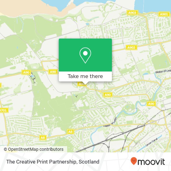 The Creative Print Partnership map