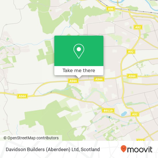 Davidson Builders (Aberdeen) Ltd map