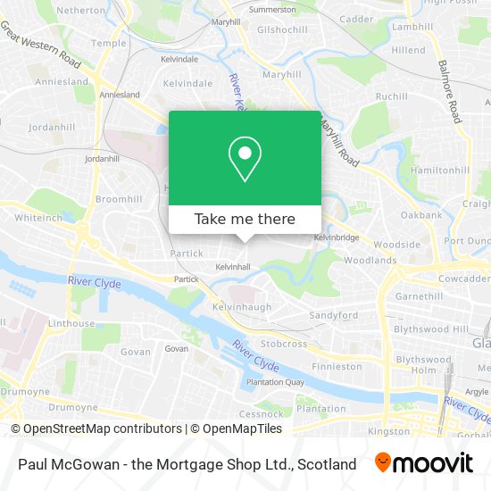 Paul McGowan - the Mortgage Shop Ltd. map