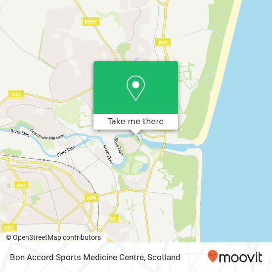 Bon Accord Sports Medicine Centre map