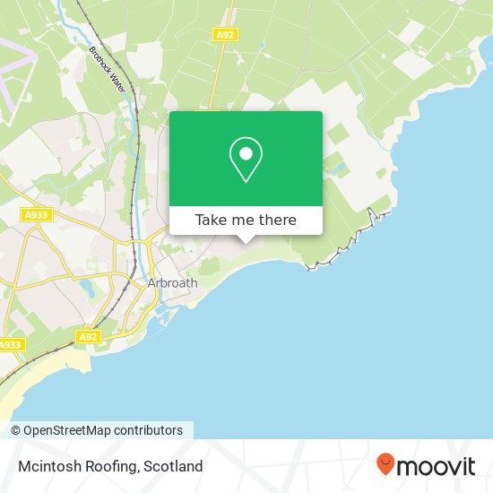 Mcintosh Roofing map