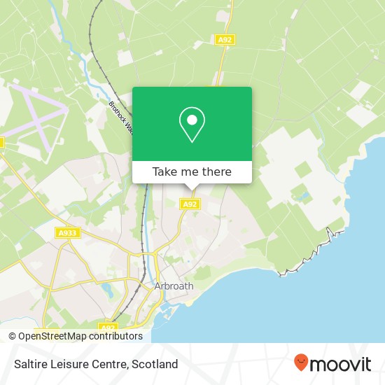 Saltire Leisure Centre map