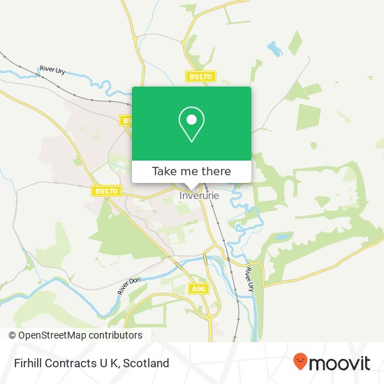 Firhill Contracts U K map