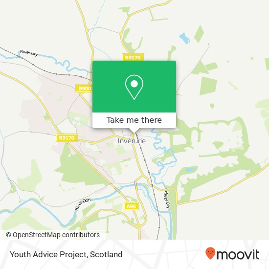 Youth Advice Project map