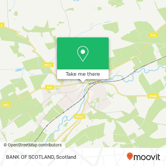 BANK OF SCOTLAND map