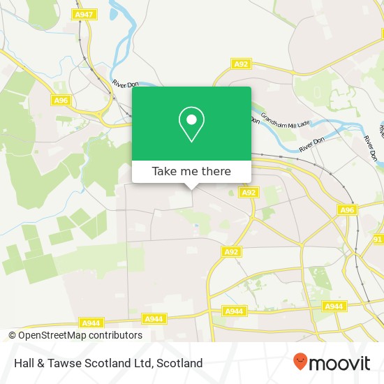 Hall & Tawse Scotland Ltd map