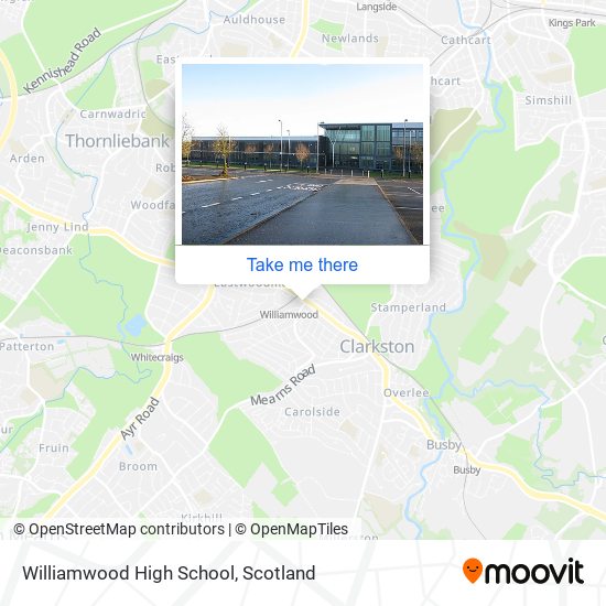 Williamwood High School map