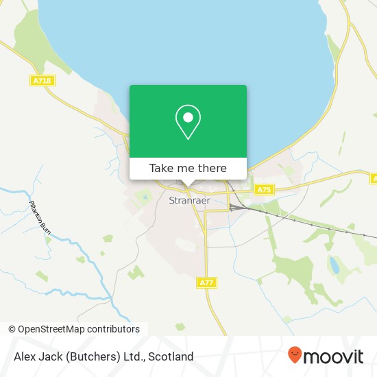 Alex Jack (Butchers) Ltd. map