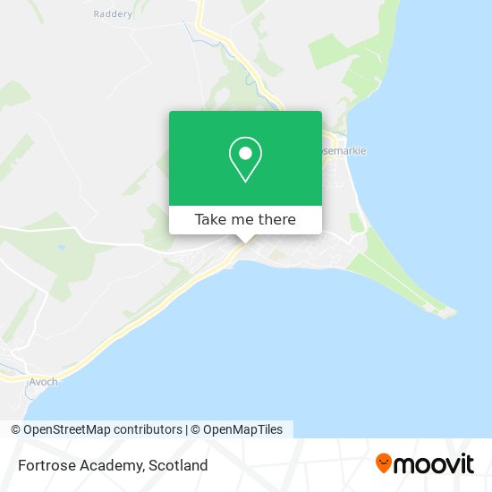 Fortrose Academy map