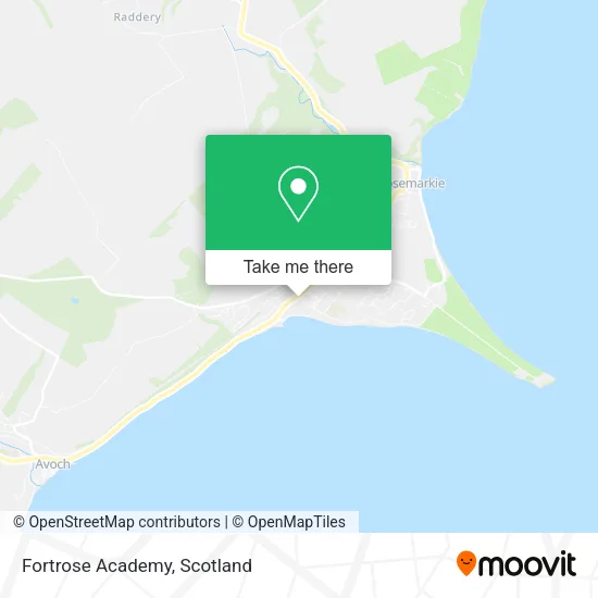Fortrose Academy map