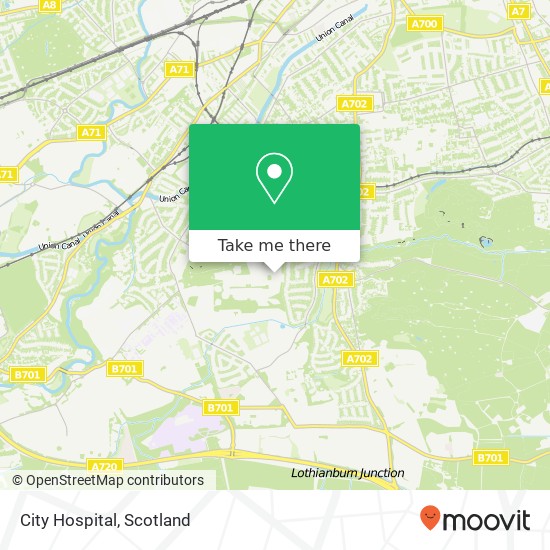 City Hospital map