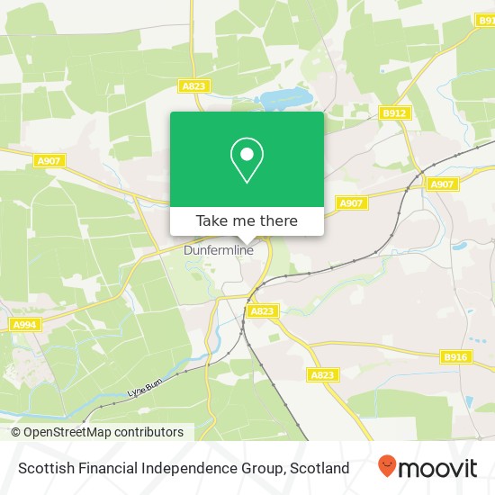 Scottish Financial Independence Group map