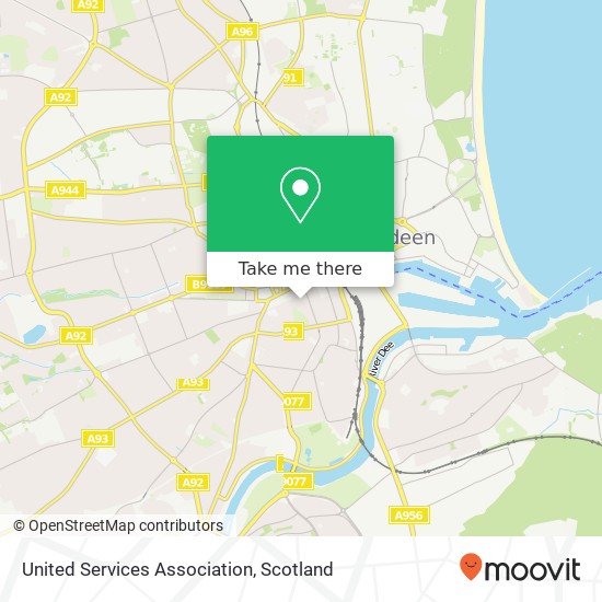 United Services Association map