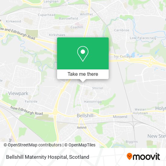 Bellshill Maternity Hospital map