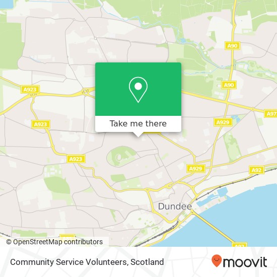 Community Service Volunteers map
