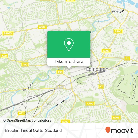 Brechin Tindal Oatts map