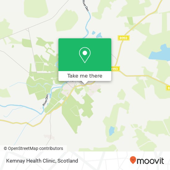 Kemnay Health Clinic map