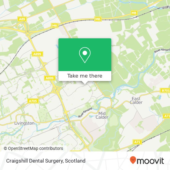 Craigshill Dental Surgery map