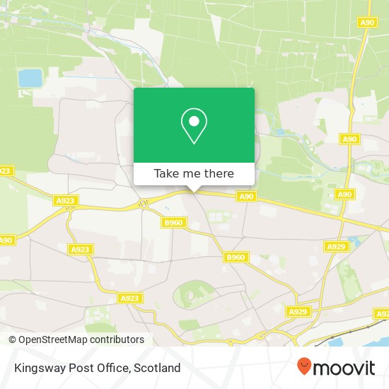 Kingsway Post Office map